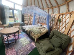 Unique Mongolian Yurt near lake together with guest house