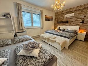 Apartmán s garáží a balkónem