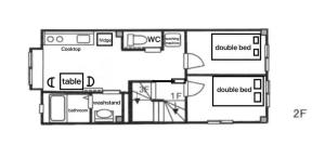 A Europeanstyle building with ng 3 bedrooms that can accommodate 7 people a terrace featuri