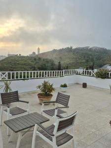 Modern apartment with a panoramic terrace