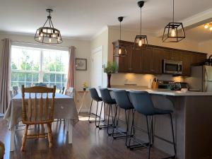 Spacious waterfront home with hot tub and heated pool