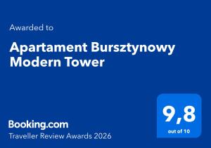 Apartament Bursztynowy Modern Tower