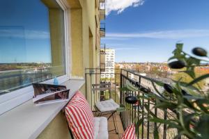 Seaview Apartament z Balkonem i Widokiem na Morze - Praia Apartments