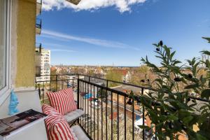 Seaview Apartament z Balkonem i Widokiem na Morze - Praia Apartments