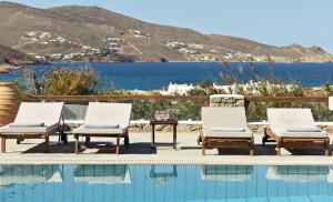 Villa Galaxy Mykonos Private Pool & Sea View in Ftelia