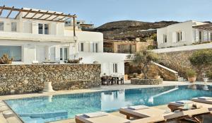 Villa Galaxy Mykonos Private Pool & Sea View in Ftelia