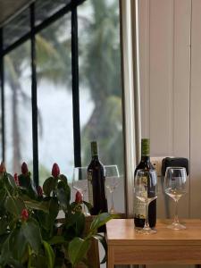 15 mins from Samal Barge + Hot Tub with Views
