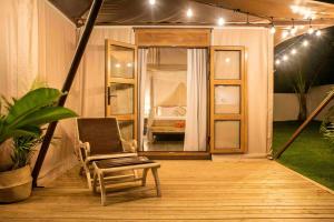 2 bedrooms luxury glamping tent