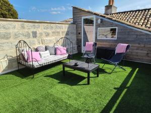 Grande chambre avec terrasse