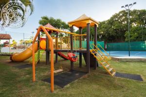 Flat aconchegante no Lake Side com vista do jardim