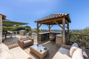 Panorama des Anges - Villa familiale vue mer, piscine, bassin enfant