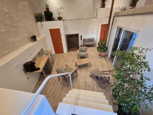 La Bergerie indoor pool and magnificent views