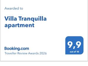 Villa Tranquilla apartment