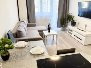 Gicek Apartament 29 z balkonem bezpłatny PARKING Faktura VAT 4 osobowy ARENA K-S SSE