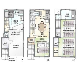OMOIDE House Near USJ & Osaka Aquarium with Free Parking