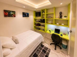 Todo Incluido Alojamiento de habitación y baño privado a 8 min del Estadio - Terraza - Servicios Exclusivos