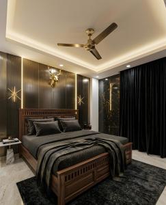 Velvet Den Luxury Living in South Delhi Prime area 3BHK with 3 bedroom 2 bathroom with kitchen and hall and balcony