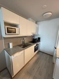 City apartment with sauna
