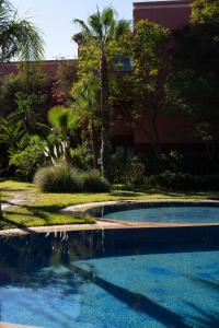 Accès direct piscine - appartement avec jardin