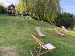 Ancien pressoir rénové avec grand jardin et vue sur la nature