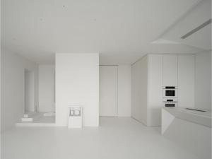 重慶 Independent Designer's Pure White Apartment シングルルーム 客室