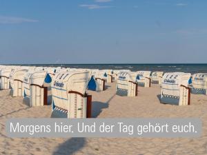 ️ Jetzt den Juni genießen - Strandkorb am Meer inklusive - für bis zu 6 Gäste