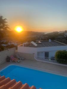 house with private pool, sea and marina views