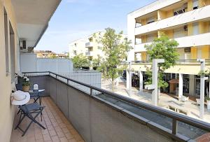 Appartamenti Bella Venezia, with balcony overlooking the pedestrian shopping area, and the beach within walking distance