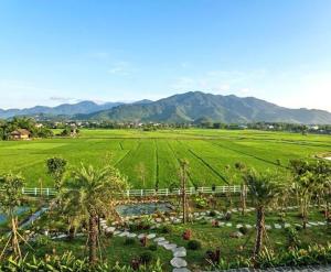 Dear Hill Retreat Villa with Rice Field View
