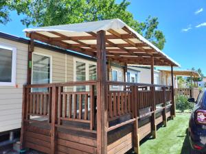 Mobile homes confortables en camping 4 étoiles