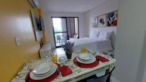 Studio com rooftop completo em Porto de Galinhas