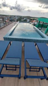 Studio com rooftop completo em Porto de Galinhas