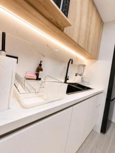 Suite Moderno y Acogedora con Ubicación Ideal de un solo ambiente