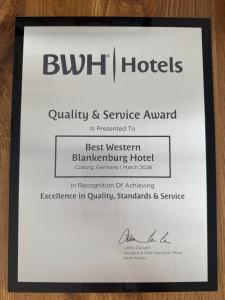 Best Western Blankenburg Hotel