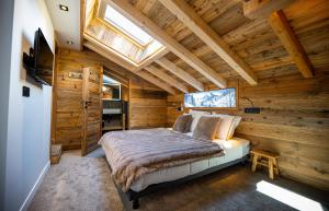 LÉchappée - Chalet dexception avec sauna, 7 chambres 7 salles de bain, terrasses, jardin et vues sublimes, skiroom, proche télécabine