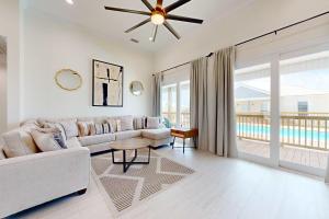 Dog friendly home with private heated pool and grill