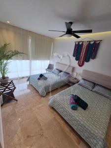 Private Suite, Walk to the Beach, Oceanview Rooftop Pool, WiFi StarLink