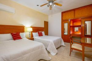 Amplia Habitación Doble 7, Alberca, Gym y Terraza