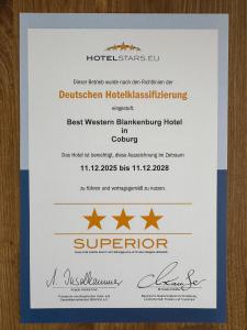Best Western Blankenburg Hotel