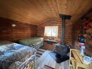 Rustic Historic Cozy Creekside Cabin with Steam Sauna near Log Cabin Creek, Tol, Alaska