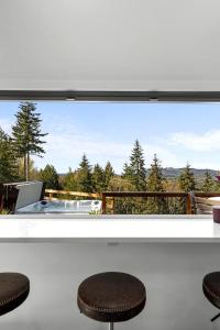 Serene Tiny Retreat with Strait Views & Hot Tub near Tongue Point, Clallam County, Washington