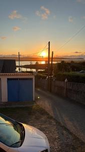 terrace and unique sunsets