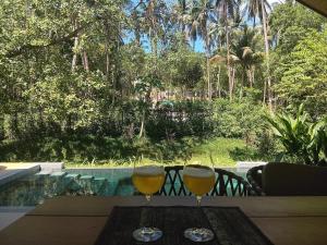 Tropical 2BR Jungle Pool Villa near Srithanu