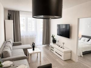 Gicek Apartament 29 z balkonem bezpłatny PARKING Faktura VAT 4 osobowy ARENA K-S SSE