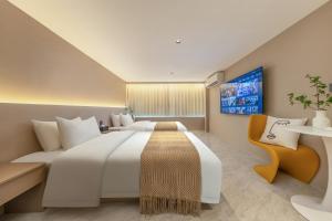 광저우 / 광주 Haisiyue Island Hotel Apartment (Guangzhou Financial City Sanxi Subway Station Store) 호텔 스위트룸