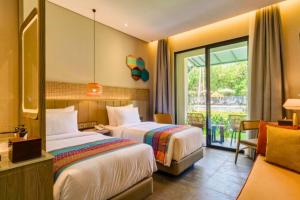 Jacinda 1BR Deluxe Ultimate Double Or Twin Room With Pool View