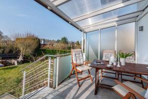Ferienhaus am See mit Boot