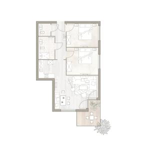 Binnendiek Resort Haus 1 Wohnung 7