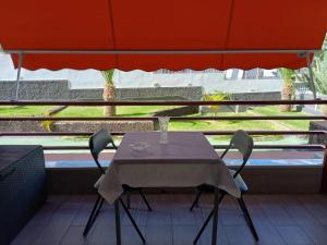 Sea view studio in Puerto Colon Terrace and pool