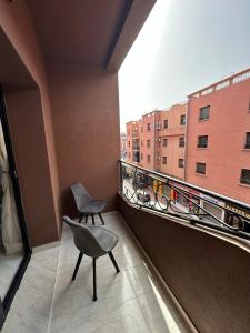 RES Bright 2BR Near Guéliz Marrakech - Private Parking - Wifi - Balcony